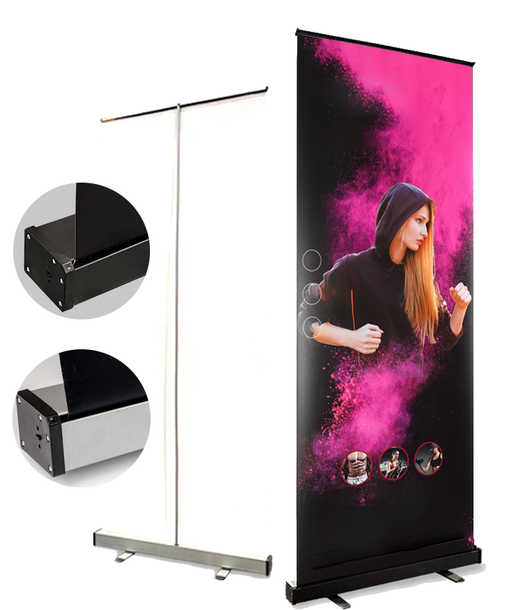 Retractable Roll-Up Banner Stand